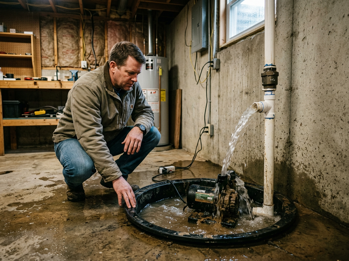 Sump Pump Running Constantly? What That Usually Means