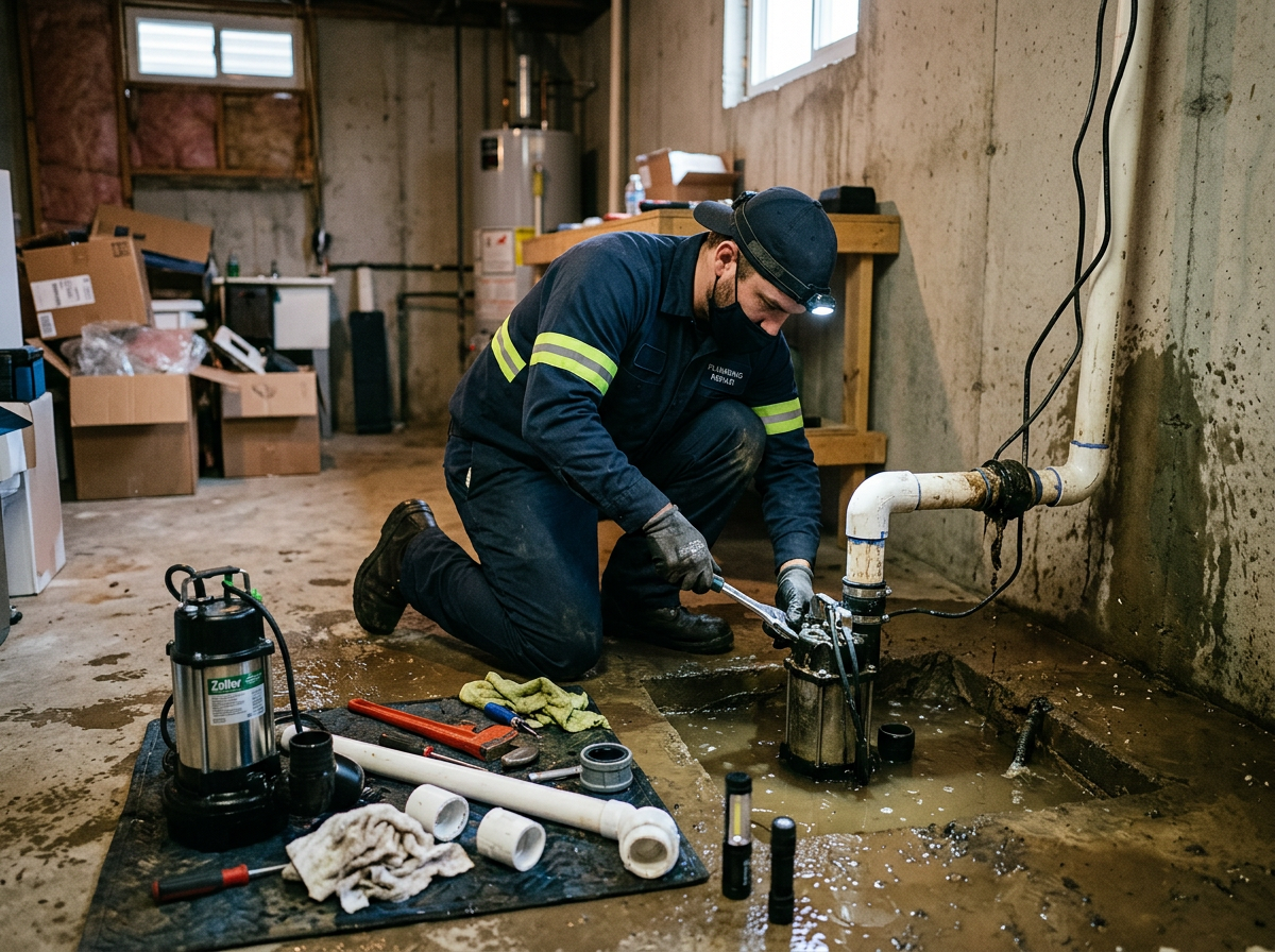 Emergency Sump Pump Repair in Columbia