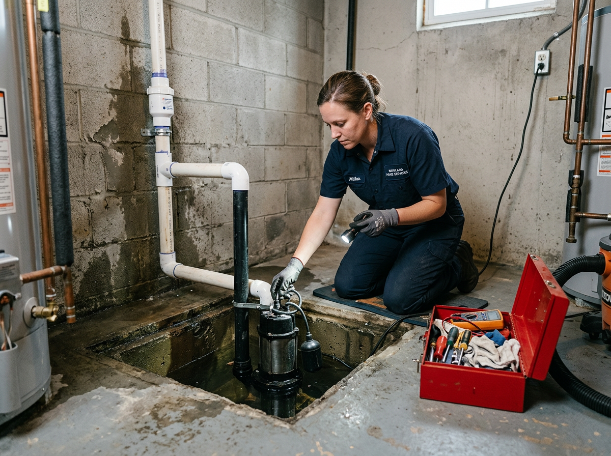 sump pump installation and repair in Sedalia